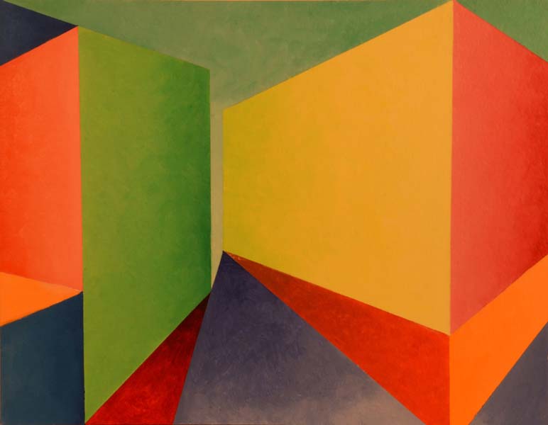 Mary Laucks abstract contemporary art New Havana II