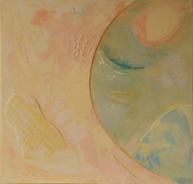 abstract contemporary painting THE BIG THWACK by Mary Laucks