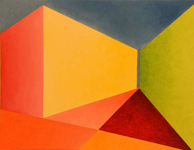 new havana 1 abstract contemporary painting by Mary Laucks