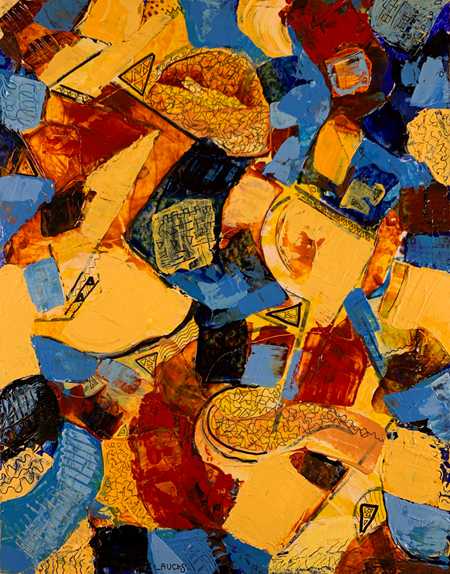Dissolving - painted by Mary Laucks, acrylic