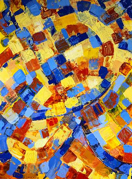 Macrobiome 3 painted by Mary Laucks