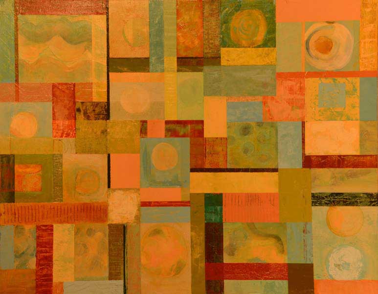 Chromatic Weave 8 painted by Mary Laucks