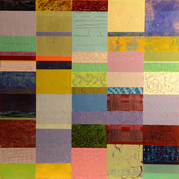 Chromatic Weave 5 painted by Mary Laucks