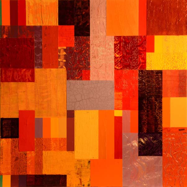 Chromatic Weave 4 painted by Mary Laucks