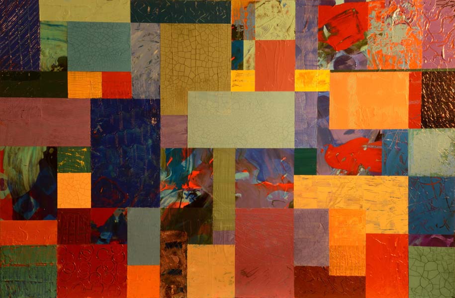 Chromatic Weave 6 painted by Mary Laucks
