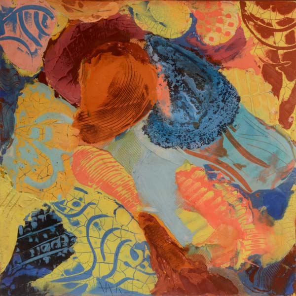 Mary Laucks painting CHROMATIC TECTONICS