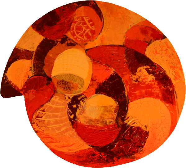 painting titled Entropy 1 by Mary Laucks
