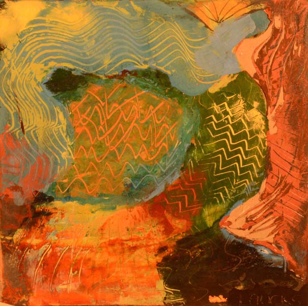 abstract painting by Mary Laucks titled Study II