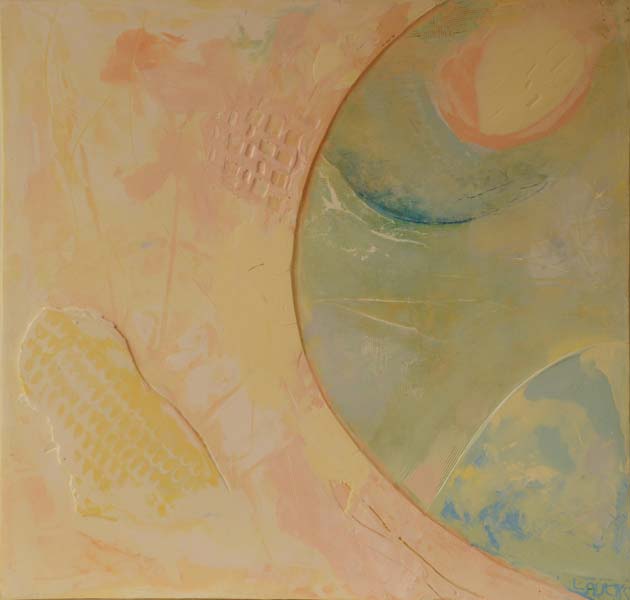 abstract contemporary painting THE BIG THWACK by Mary Laucks