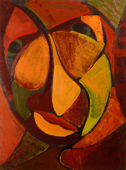 Arche 1 textured painting by Mary Laucks