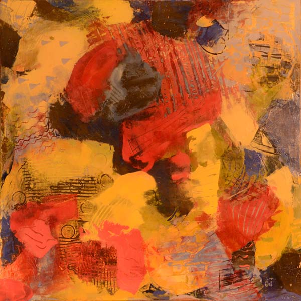 SUPERSYMMETRY by Mary Laucks acrylic painting 24x24