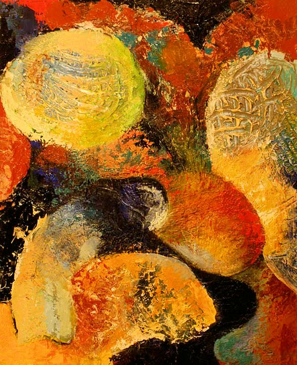 Universe painted by Mary Laucks