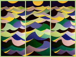 Moonbridge double sided image by Mary Laucks