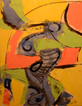 Texture series on paper artboard oil paintings by Mary Laucks